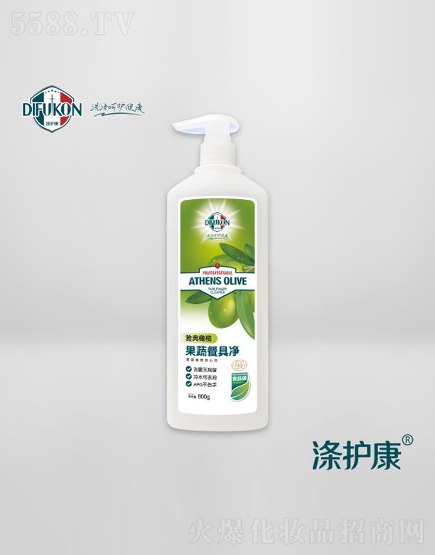 滌護(hù)康雅典橄欖果蔬餐具凈800g